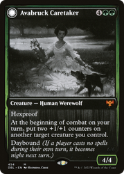 Avabruck Caretaker (DBL-454) - Innistrad: Double Feature: (Double Faced Transform) Foil