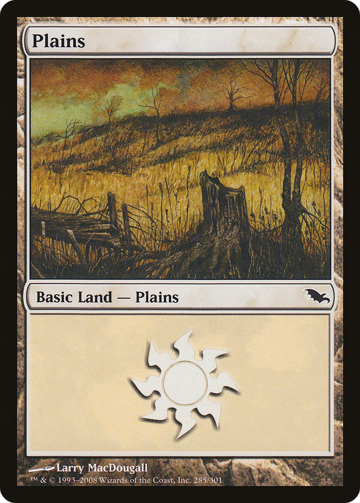 Plains (285) (SHM-285) - Shadowmoor Foil