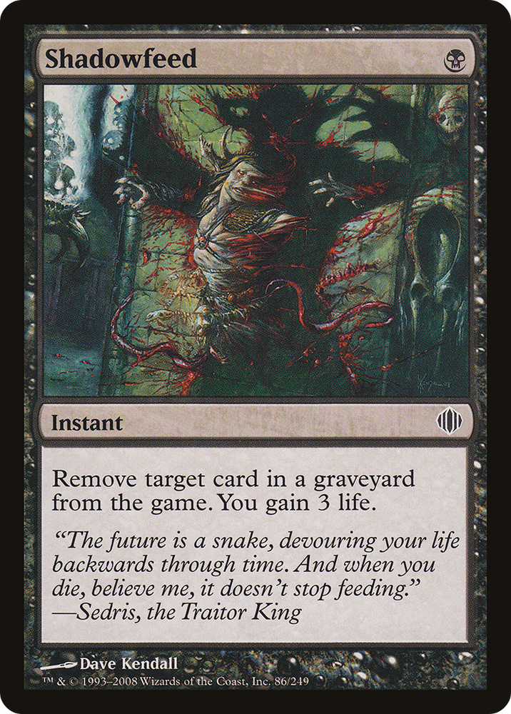 Shadowfeed (ALA-086) - Shards of Alara Foil