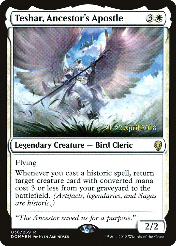 Teshar, Ancestor's Apostle (PRE-36S) - Dominaria Promos Foil