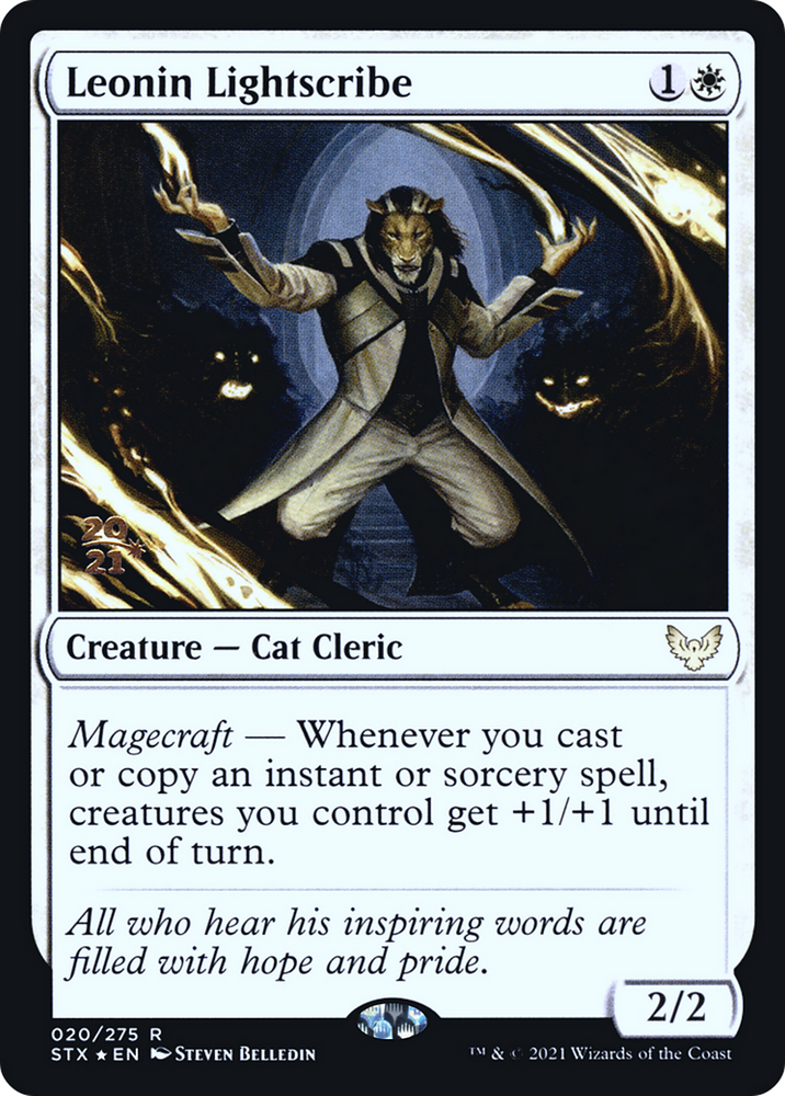 Leonin Lightscribe (PRE-20S) - Strixhaven: School of Mages Promos Foil