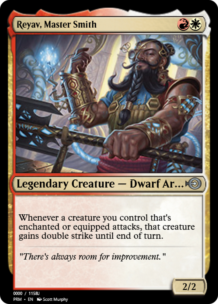 Reyav, Master Smith (PRM-86248) - Magic Online Promos
