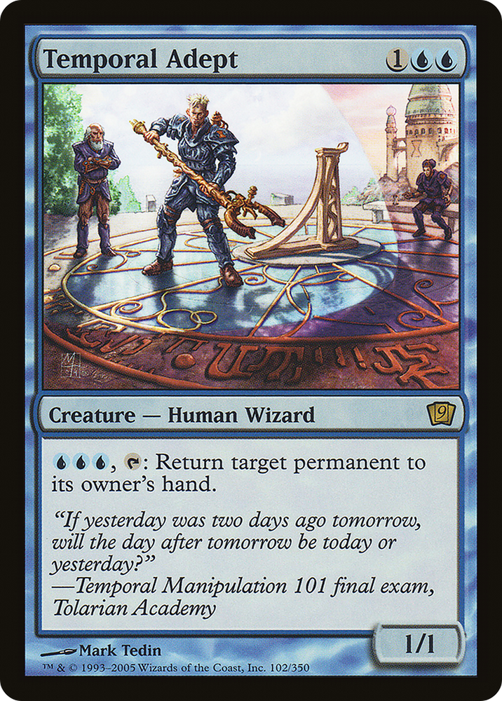 Temporal Adept (9ED-102★) - Ninth Edition Foil