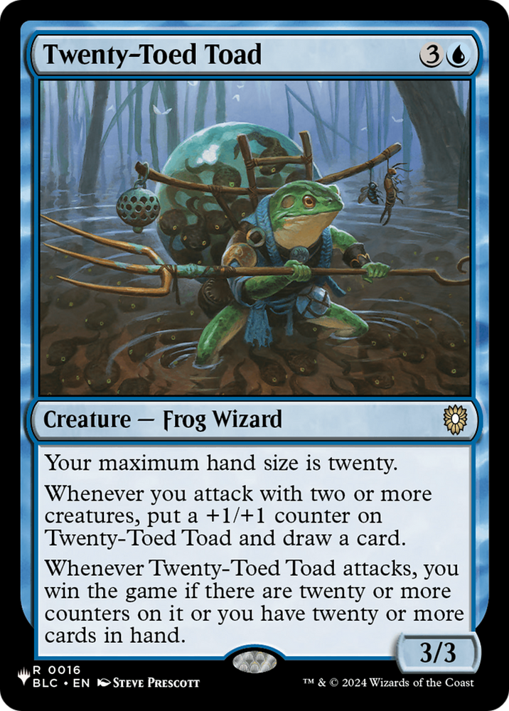 Twenty-Toed Toad (LIST-0016) - The List