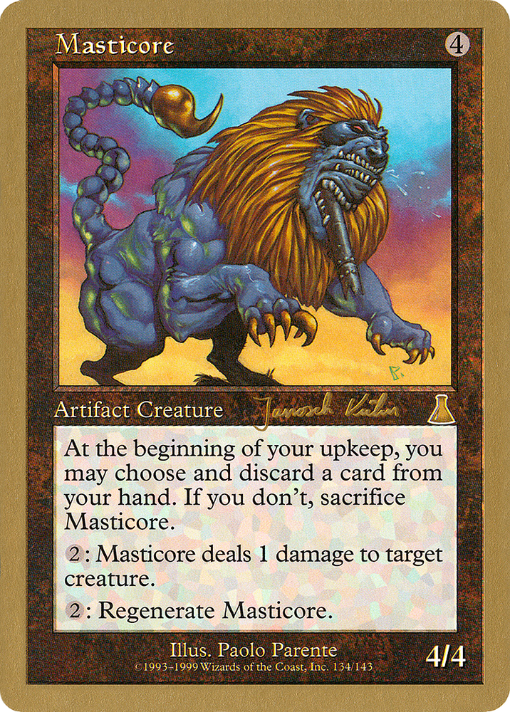 Masticore - 2000 Janosch Kuhn (UDS) (WCD-) - World Championship Decks 2000