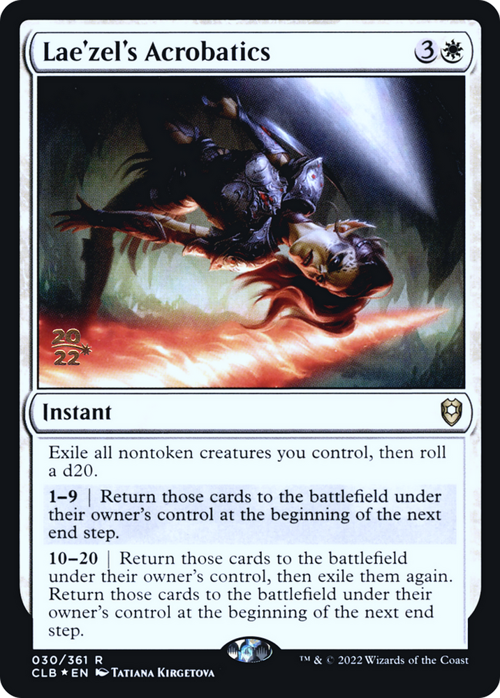 Lae'zel's Acrobatics (PRE-30S) - Battle for Baldur's Gate Promos Foil