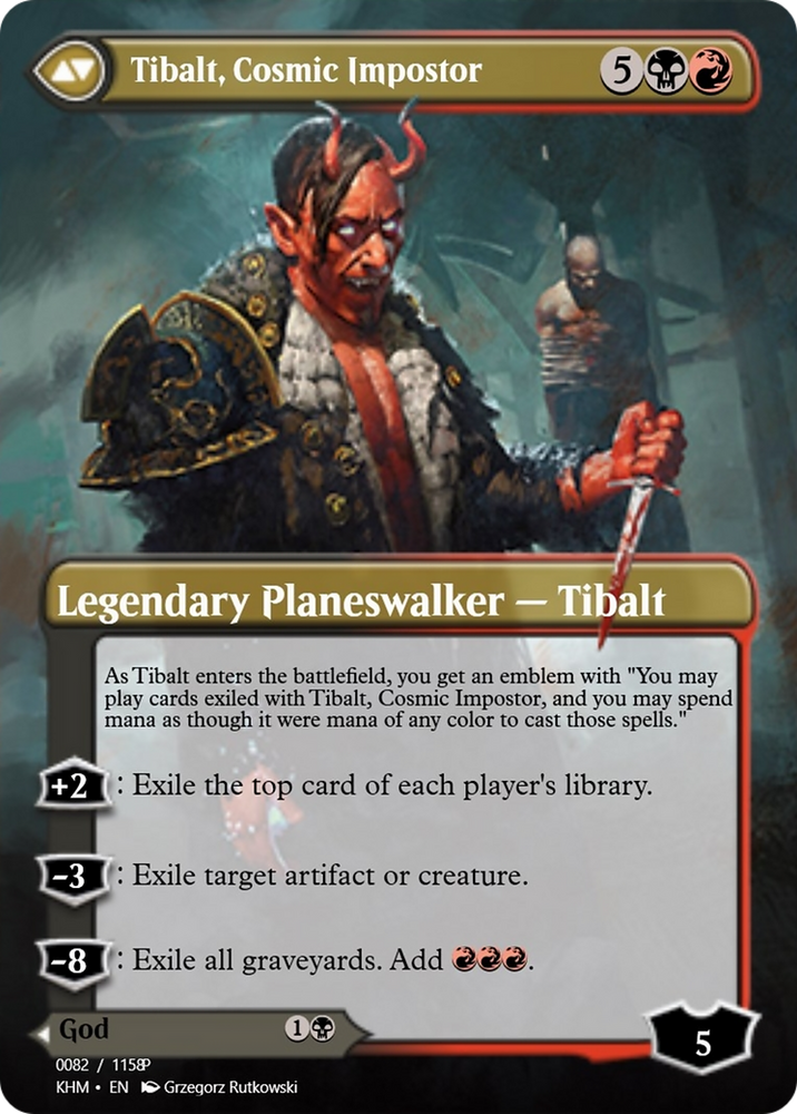 Valki, God of Lies // Tibalt, Cosmic Impostor (PRM-88272) - Magic Online Promos Foil
