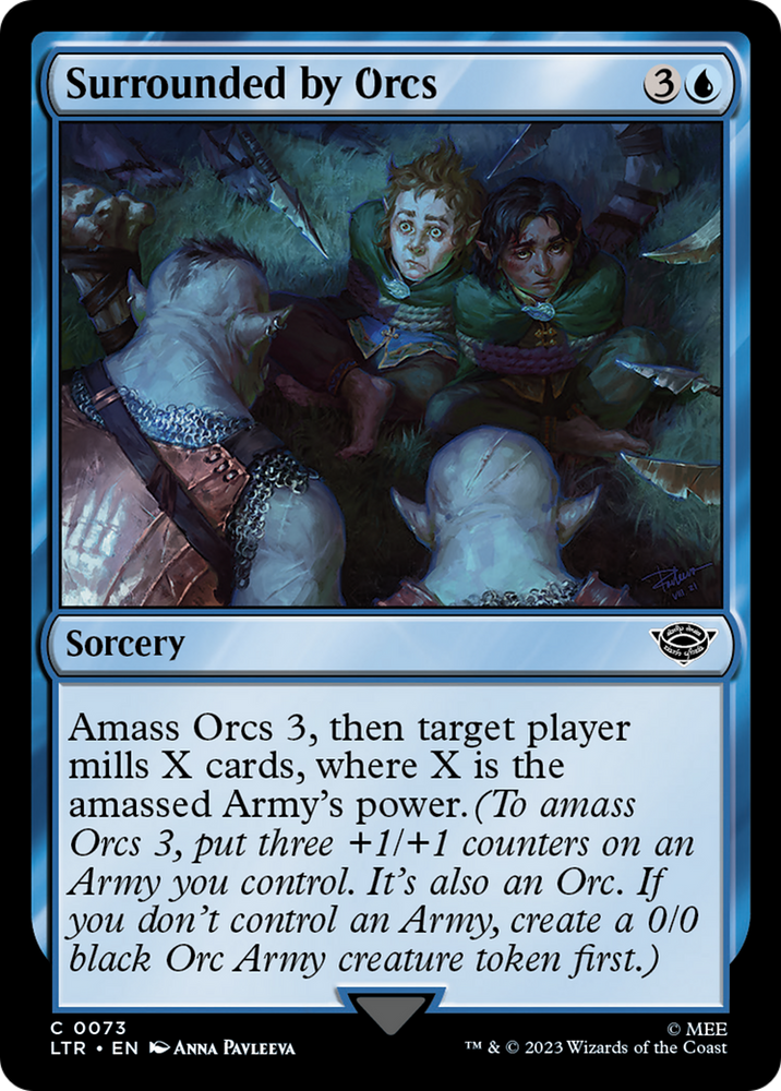 Surrounded by Orcs (LTR-073) - The Lord of the Rings: Tales of Middle-earth Foil