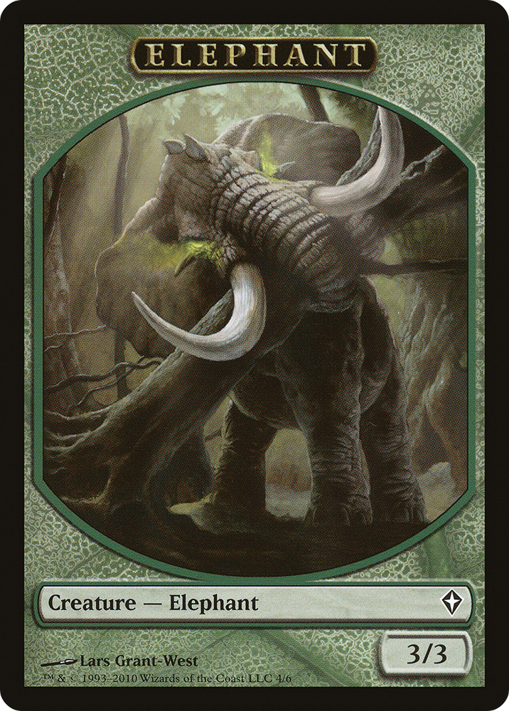 Elephant Token (WWK-004) - Worldwake Tokens