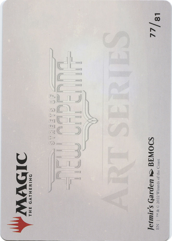 Jetmir's Garden // Jetmir's Garden (ASNC-077) - New Capenna Art Series (Borderless) Foil
