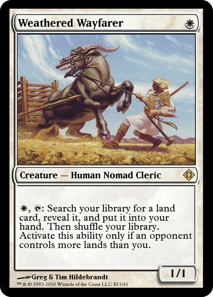 Weathered Wayfarer (TD0-B13) - Magic Online Theme Decks