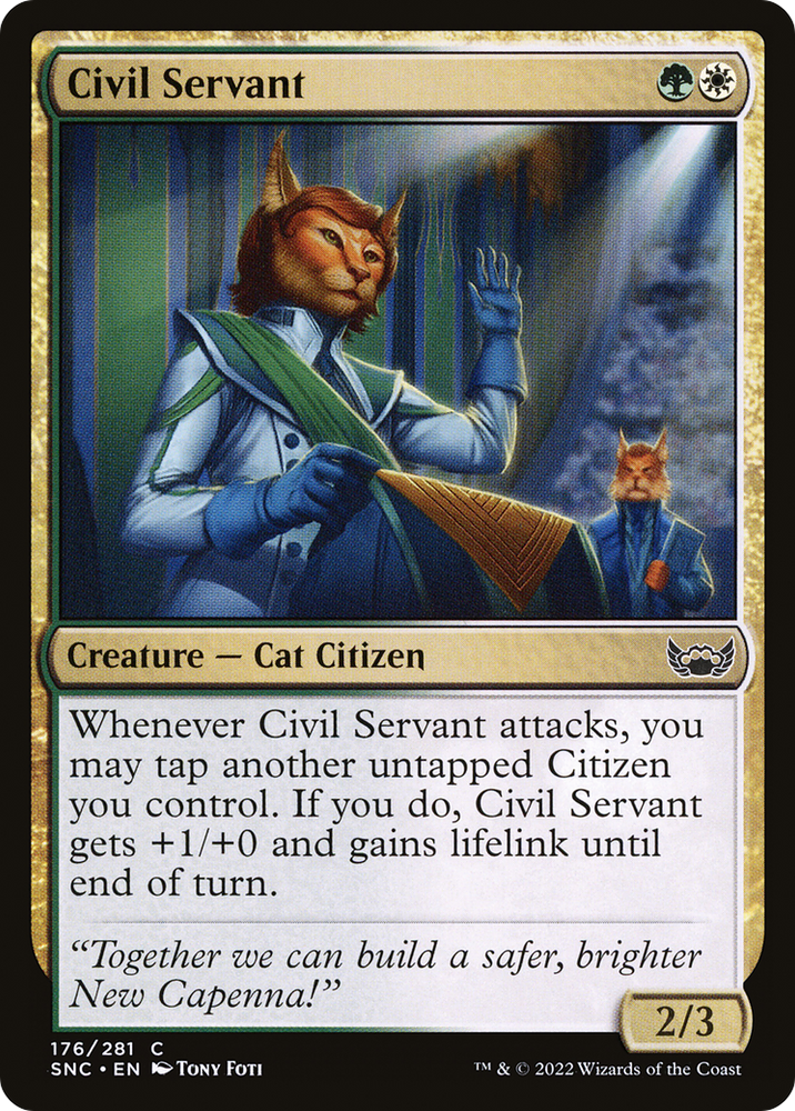 Civil Servant (SNC-176) - Streets of New Capenna