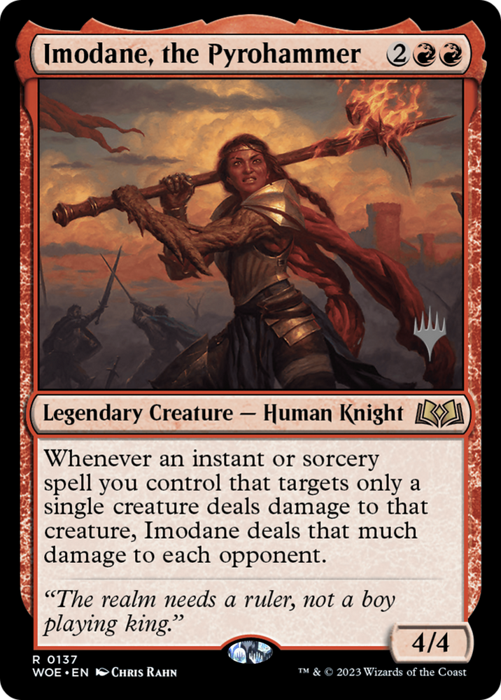 Imodane, the Pyrohammer (PPWOE-137) - Wilds of Eldraine Promos