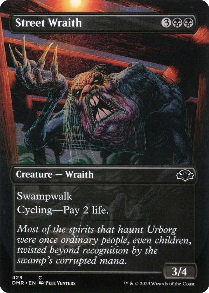 Street Wraith (Borderless) (DMR-429) - Dominaria Remastered (Borderless)