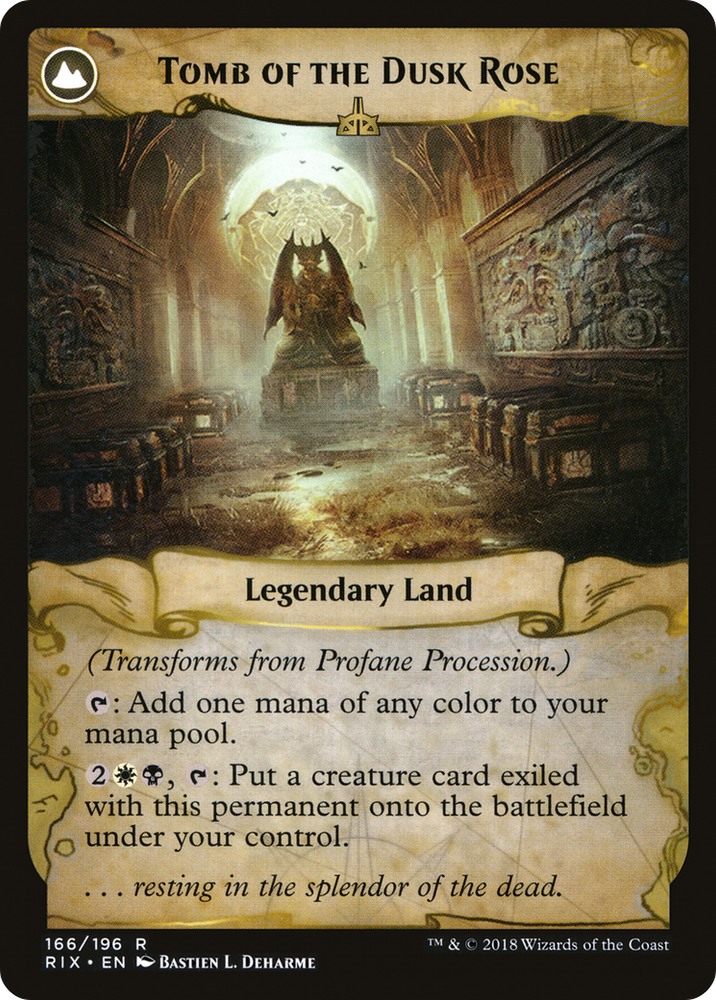 Profane Procession (RIX-166) - Rivals of Ixalan: (compasslanddfc)