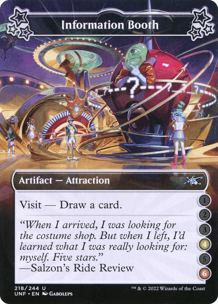 Information Booth (4-6) (UNF-218C) - Unfinity Foil