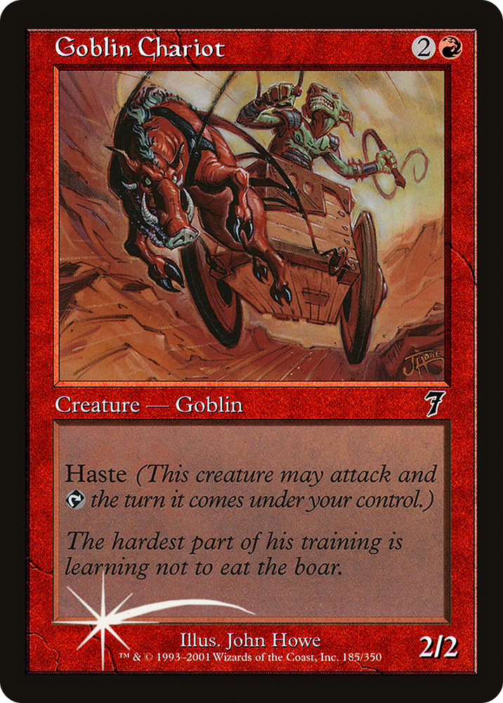 Goblin Chariot (7ED-185★) - Seventh Edition Foil