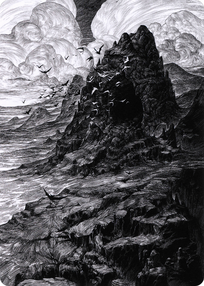 Mountain // Mountain (AVOW-080) - Crimson Vow Art Series (Borderless)