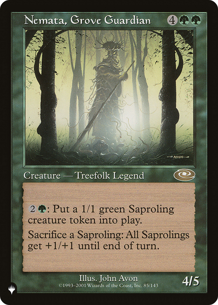 Nemata, Grove Guardian (LIST-PLS-85) - The List