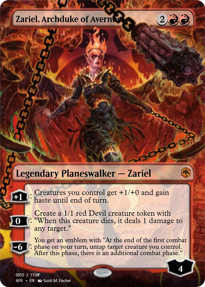 Zariel, Archduke of Avernus (PRM-92726) - Magic Online Promos