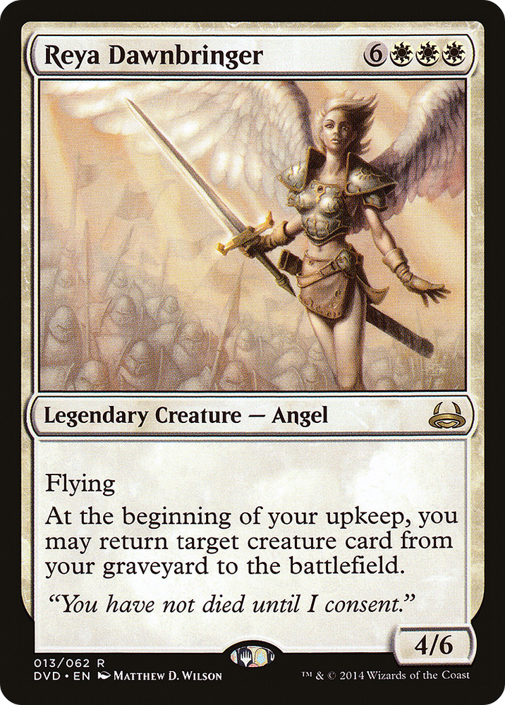 Reya Dawnbringer (DD3-013) - Duel Decks Anthology: Divine vs. Demonic