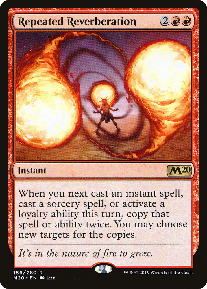 Repeated Reverberation (M20-156) - Core Set 2020 Foil