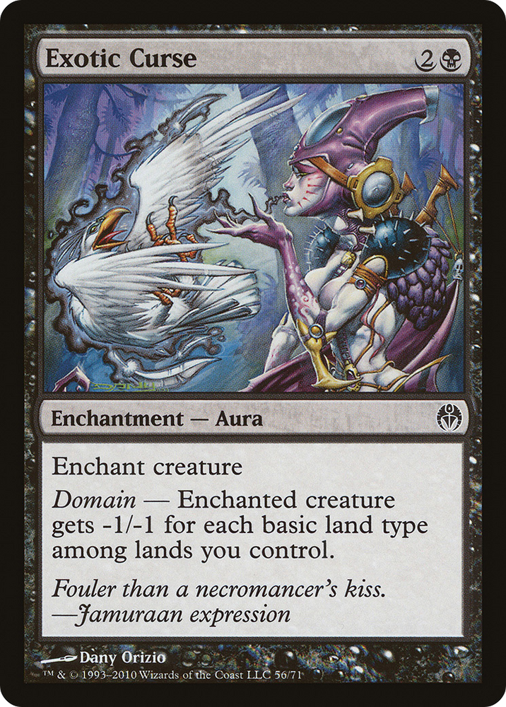 Exotic Curse (DDE-056) - Duel Decks: Phyrexia vs. the Coalition