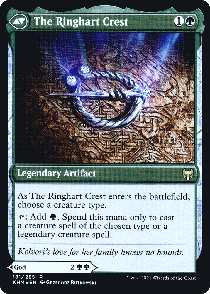 Kolvori, God of Kinship (PRE-181S) - Kaldheim Promos Foil
