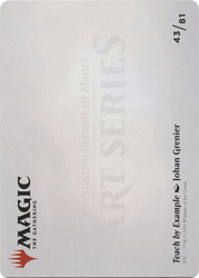 Teach by Example // Teach by Example (ASTX-043) - Strixhaven Art Series (Borderless)