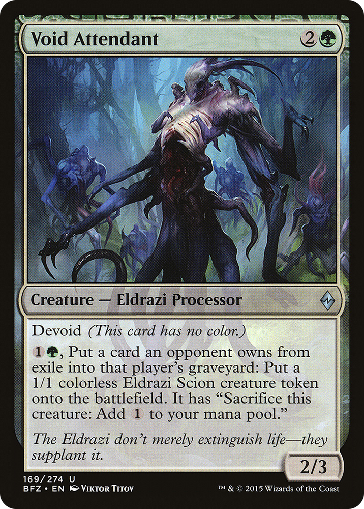 Void Attendant (BFZ-169) - Battle for Zendikar: (devoid) Foil