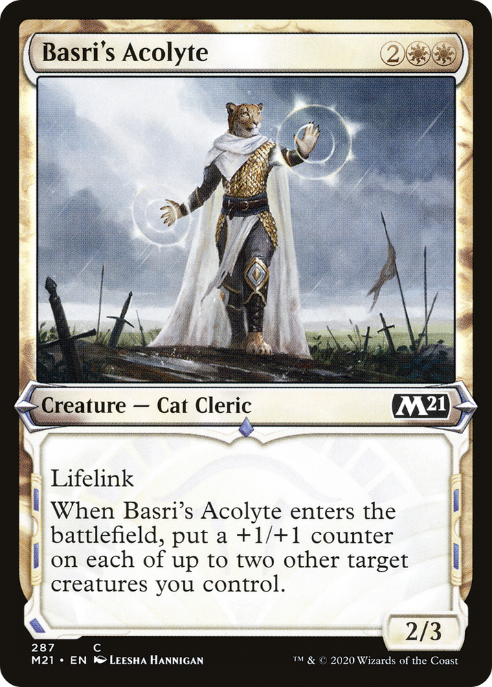 Basri's Acolyte (Showcase) (M21-287) - Core Set 2021: (Showcase) Foil