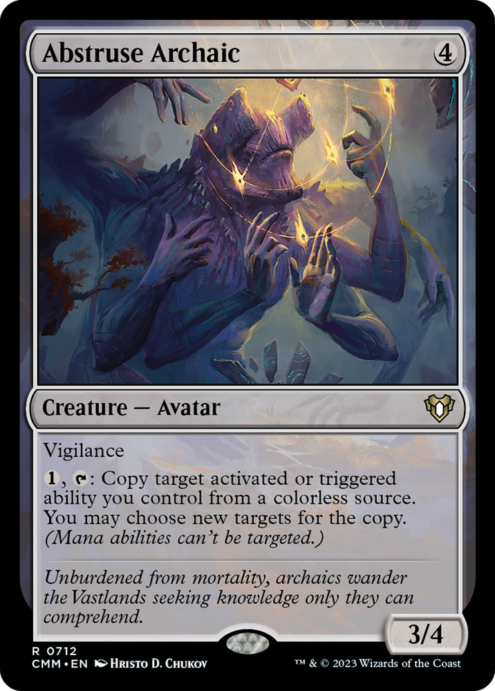 Abstruse Archaic (CMM-712) - Commander Masters
