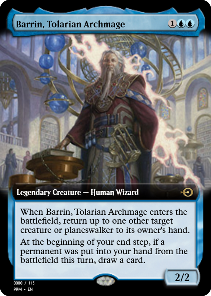 Barrin, Tolarian Archmage (PRM-81942) - Magic Online Promos