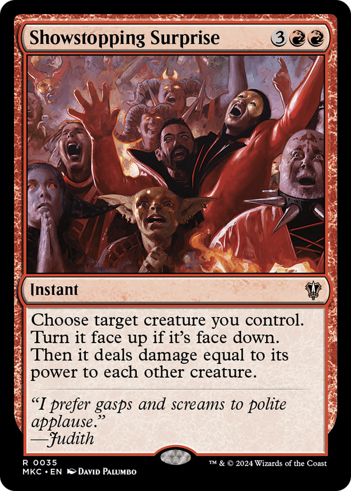 Showstopping Surprise (MKC-035) - Murders at Karlov Manor Commander