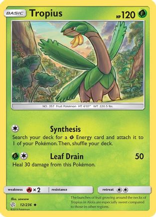 Tropius 012/236  SM  Cosmic Eclipse - Uncommon
