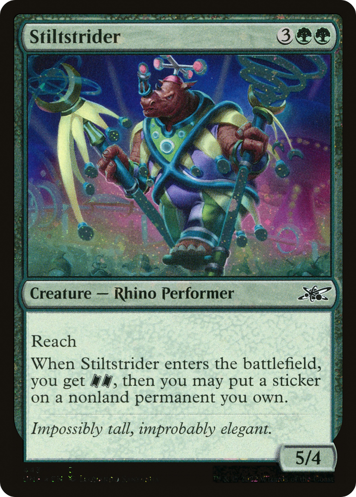 Stiltstrider (Galaxy Foil) (UNF-443) - Unfinity Foil