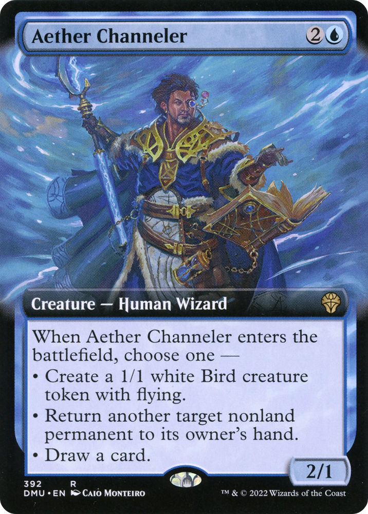 Aether Channeler (Extended Art) (DMU-392) - Dominaria United: (Extended Art) Foil
