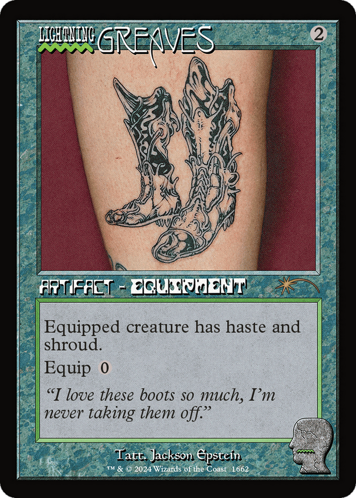 Lightning Greaves (SLD-1662) - Secret Lair Drop Foil