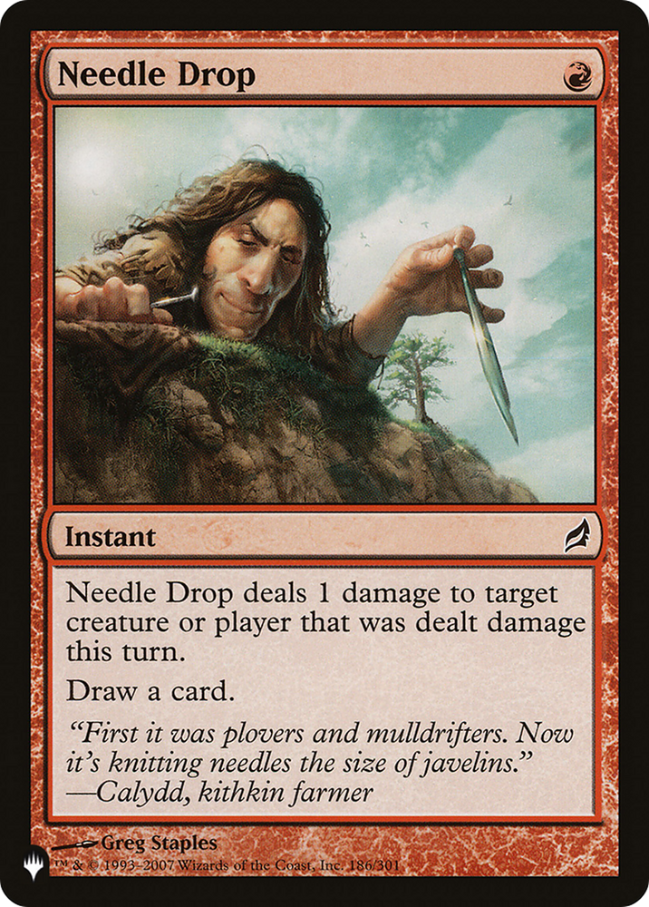 Needle Drop (LIST-LRW-186) - The List