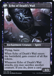 Tribute to Horobi (PRE-124S) - Kamigawa: Neon Dynasty Promos: (fandfc, enchantment) Foil