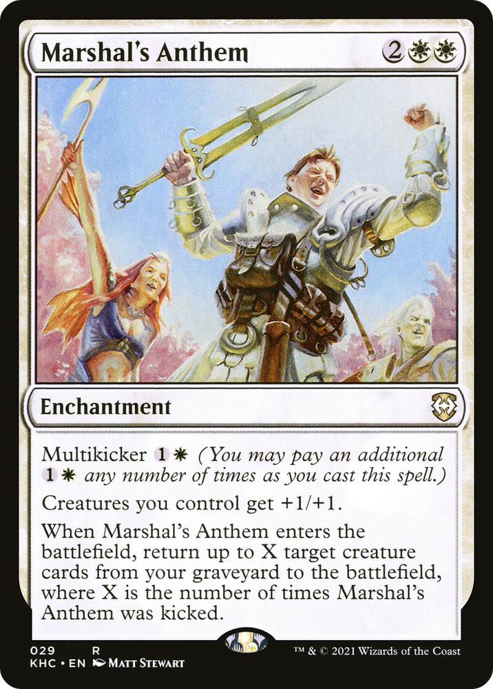 Marshal's Anthem (KHC-029) - Kaldheim Commander