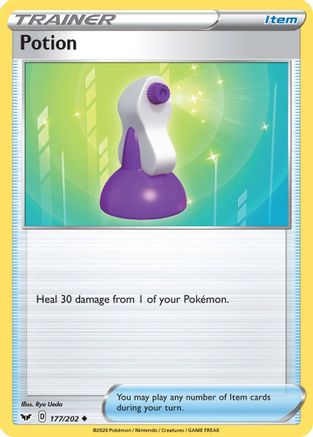 Potion 177/202  SWSH01 Sword & Shield Base Set - Uncommon