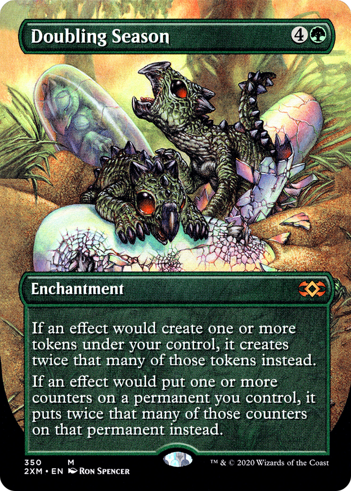 Doubling Season (Borderless) (2XM-350) - Double Masters (Borderless)