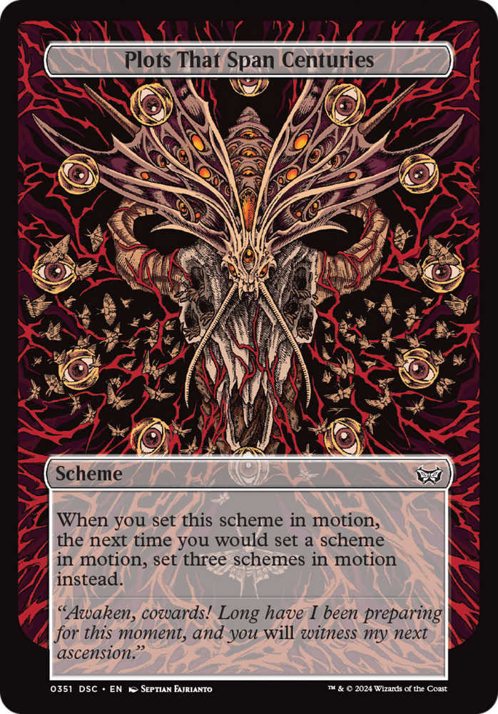 Plots That Span Centuries (A:DSC-351) - Duskmourn: House of Horror Commander