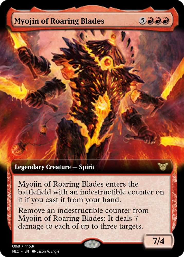Myojin of Roaring Blades (PRM-97999) - Magic Online Promos Foil