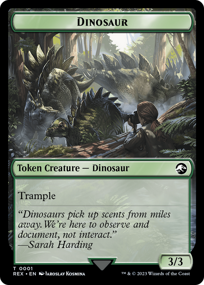 Dinosaur (TREX-001) - Jurassic World Collection Tokens