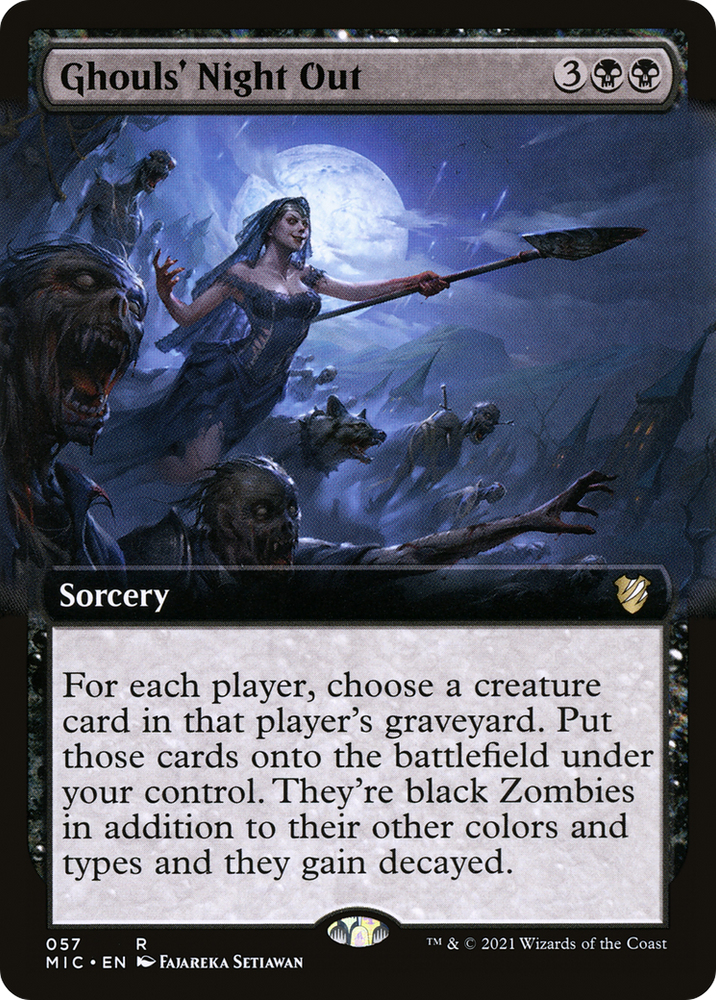 Ghouls' Night Out (Extended Art) (MIC-057) - Midnight Hunt Commander: (Extended Art)