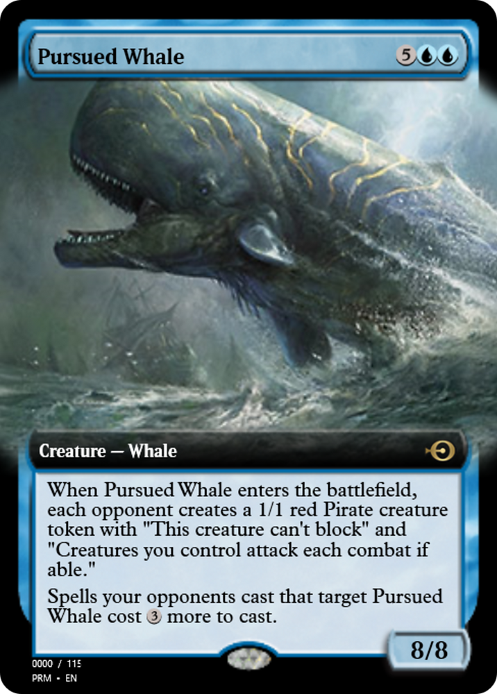 Pursued Whale (PRM-82024) - Magic Online Promos Foil