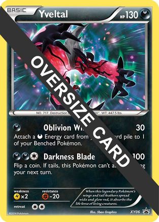 Yveltal XY06  - Holofoil Jumbo Cards - Promo
