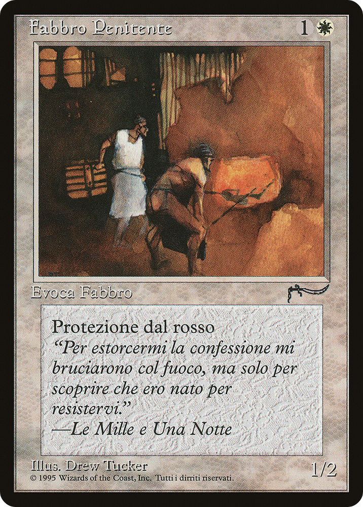Repentant Blacksmith (Italian) - "Fabbro Penitente" (REN-010) - Rinascimento